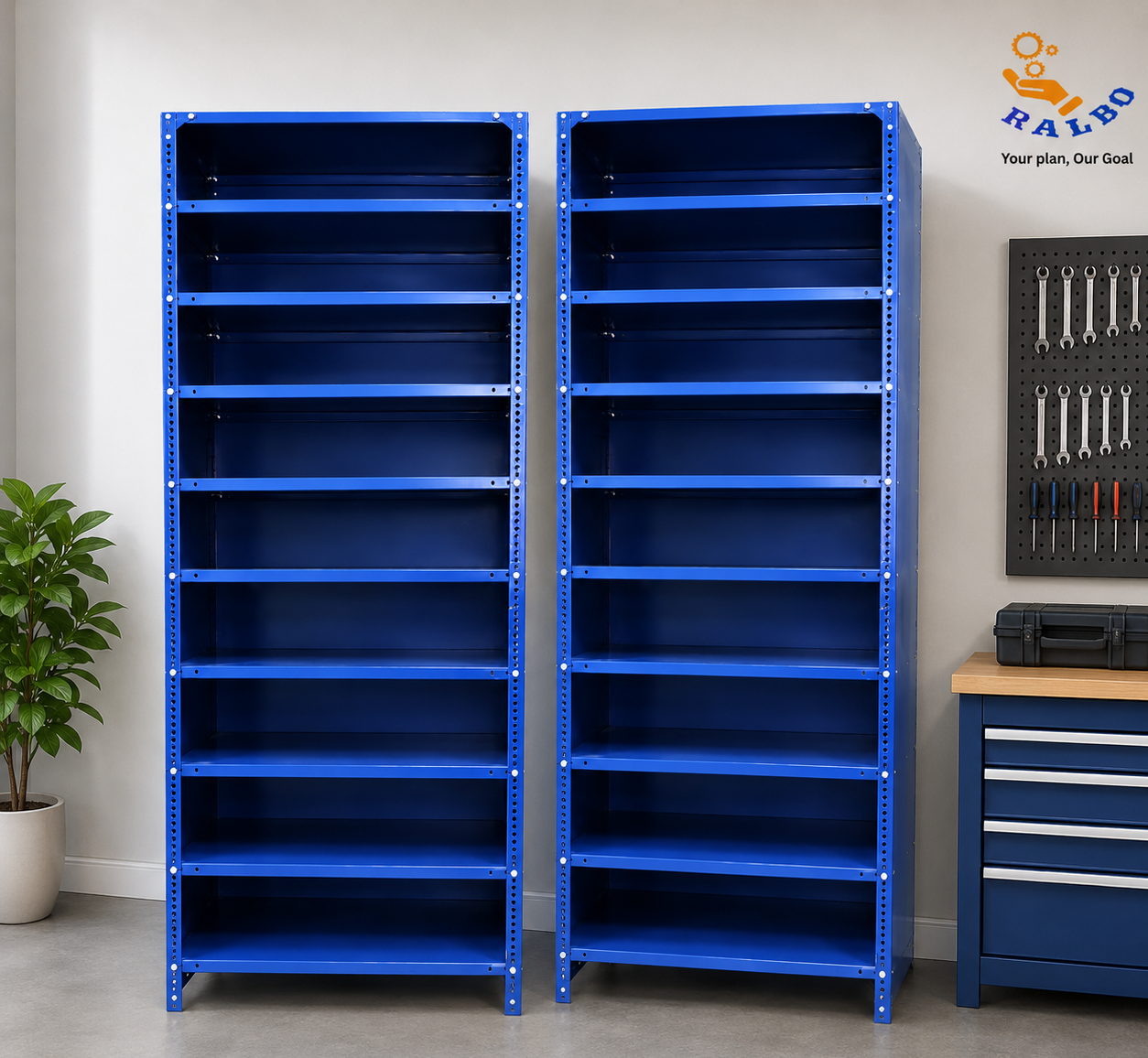 Slotted racks supplier in Oman warehouse